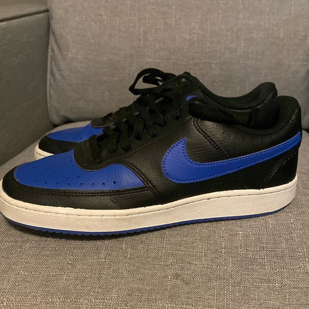 Nike Court Vison Low Game Royal Blue Black , size 8